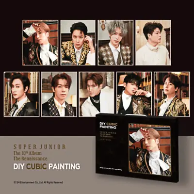 Super Junior Cubic Painting New Diy Kpop Goods Elf Korean Accessory Souvenir US • $93.60