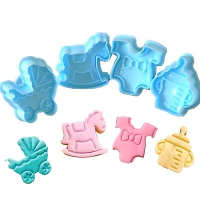£3.78 • Buy Plunger Kitchen Cake Decor Fondant Baby Biscuit Mold Cookie Cutter Pastry Mould