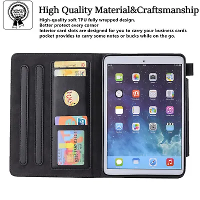 $24.99 • Buy Smart Leather Cover Case For IPad 5/6/7/8/9/10th Gen Mini Air Pro 11 10.5  12.9 