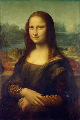 Mona Lisa By Leonardo Da Vinci - Art Poster Print 12x18 Reprint Classic Painting • $14.99