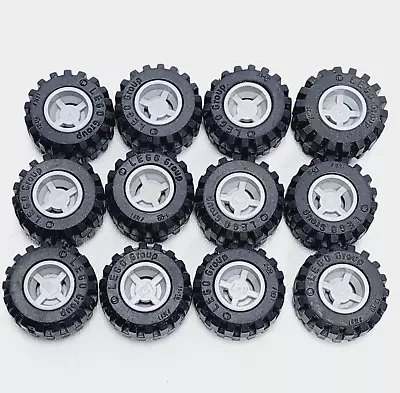 LEGO Black Wheel Tyre 21 X 12 Tire Assembly Grey 6014/ 87697 Vehicle X12 L • $22.99