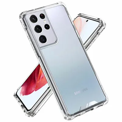 $6.99 • Buy Shockproof Clear Cover Hard Acrylic Case For Galaxy Note 8 S9/8/10/20/21/22+ S23