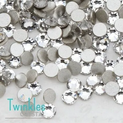 2.2mm-SS7 Clear - Swarovski FlatBack Crystal Foil Xilion Rose Clear - 2058 • $8.90