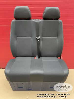 Seat Front Mercedes Dodge Sprinter Faux Leather Double Passenger Bench 2006-2018 • $699