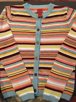 Xl 14-16 Missoni For Target Striped Cardigan Sweater Button Up New • $35