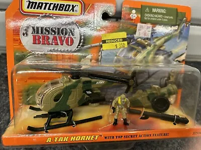 Matchbox Military A-TAK HORNET Mission Bravo Vehicle Fig Helicopter • $33