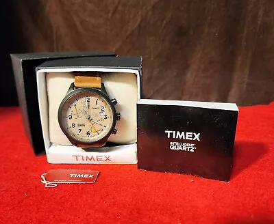 TIMEX Intelligent Chronograph Beige Dial Men's Watch Item No. TW2P78900 • $79.99