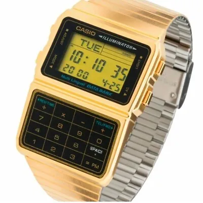 Casio Mens Watch Retro Digital Calculator Databank DBC611/DBC611G UK Seller New • £82.99