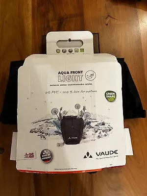 Vaude Aqua Front Light Bike Bag - Black (1 Bag) • £35