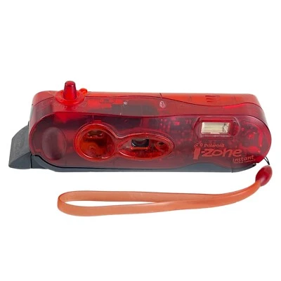 £7.78 • Buy Vintage Polaroid Izone Instant Camera Translucent Red