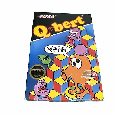 Circle Seal Q*Bert Complete In Box Nintendo Nes Qbert Game Nr-MINT • $19.99