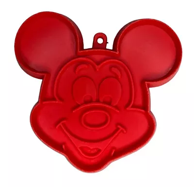 Vintage Hallmark Mickey Mouse 4” Plastic Cookie Cutter • $6.95