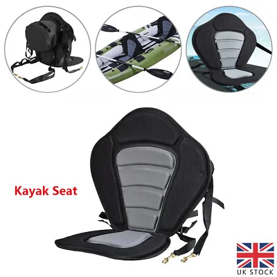 £27.59 • Buy Kayak Back Seat Canoe Seat Padded Adjustable Straps Detachable Back Cushion