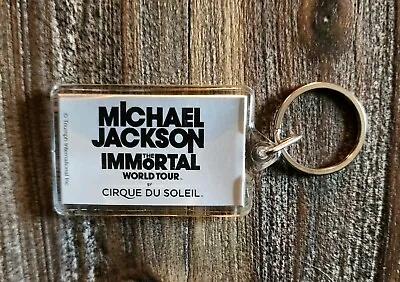 Michael Jackson The Imortal World Tour By Cirque Du Soleil Official Keychain  • $5