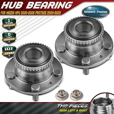 2x Rear Left & Right Wheel Hub Bearing Assembly For Mazda MPV 2000-2006 Protege • $47.99