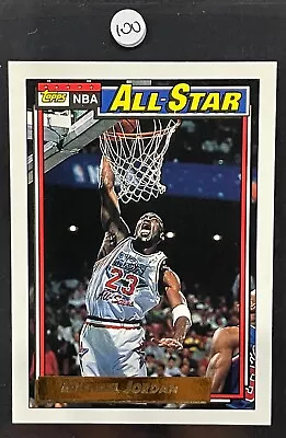 1992-93 Topps GOLD - NBA All-Star - Michael Jordan - #115 - MVP - HOF - NM-MT • $9.99