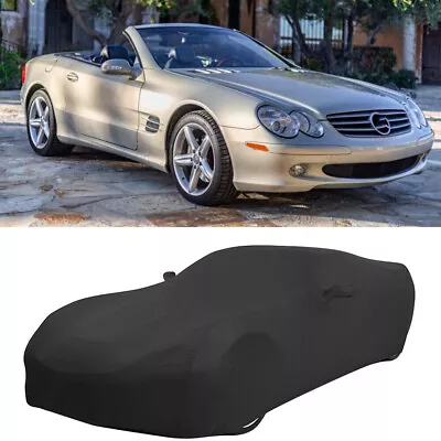 For Mercedes-Benz SL500 SL600 Indoor Car Cover Stain Stretch Dust-proof Black • $92.42