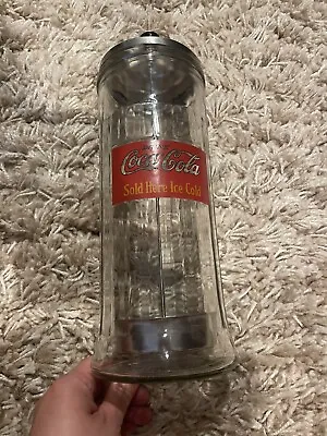 Vintage 1990's Coca-Cola Straw Dispenser • $23