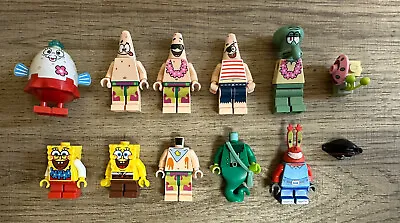 Lot Of Lego SpongeBob Minifigures Mrs. Puff Patrick Squidward Gary Krabs • $85