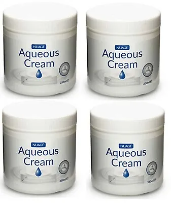 4x Nuage Aqueous Cream 350ml Softens & Moisturises Skin Fragrance & Lanolin Free • £9.49