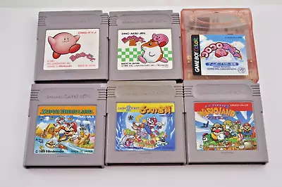 Lot Of 6 Hoshi No Kirby & Mario Land Set Nintendo GameBoy & GBColor GB GBC • $42.74