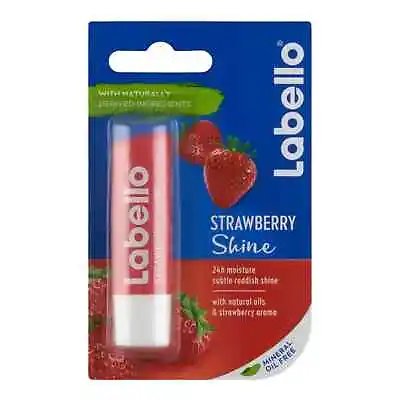 24x Labello Fruity Shine Strawberry Lip Balm 4.8g / 0.17oz • £105.09