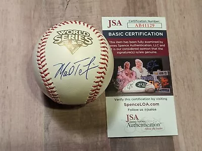 Mark Teixeira Signed Official Baseball JSA COA 2009 World Series Yankees Rangers • $199.99