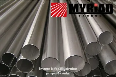 Stainless Tube Pipe 304 All Diameters & Lengths Repair Exhaust Tubing Section • £8.99