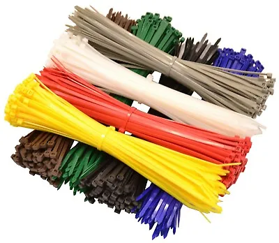 Heavy Duty Nylon Coloured Cable Ties - Various Sizes (packs Of 10 To 50) • £1.65