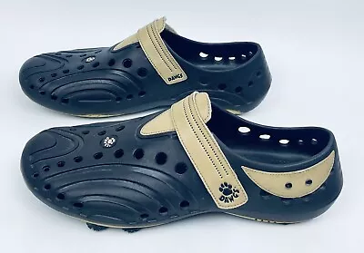 Dawgs Golf Clogs Mens 14 Black Tan Spirit Rubber Slip Resistant Lightweight Shoe • $26.95