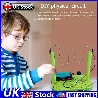 DIY Series Parallel Circuit Kit Physical Scientific Experiment Educational Toys  • £5.29
