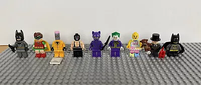 £19.99 • Buy Lego DC Superheroes Minifigure Bundle X9 Inc Batman Robin Bane Eraser Joker +++