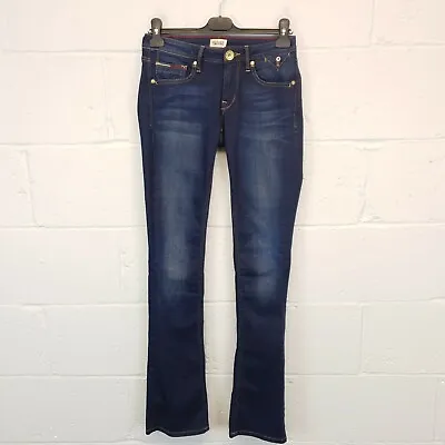 Tommy Hilfiger NATALIE Womens IMMACULATE Jeans Low Rise W29 L34 SLIM Bootcut • £29.95