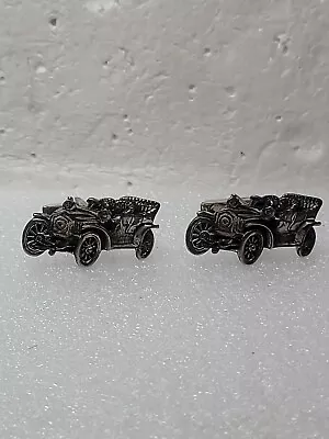 Fenwick & Sailors Vintage Mens Sterling Silver Ford Model T Car Cufflinks Cuffs • $76.49