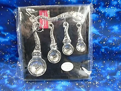 Ganz  4 Piece Set Measuring Spoons And Rack Happy Holidays Snowman EX19450 • $27.95