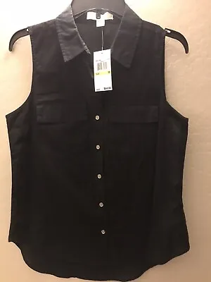 NEW Women’s MICHAEL MICHAEL KORS Sleeveless Top Shirt MEDIUM MSRP $64 • $14.99