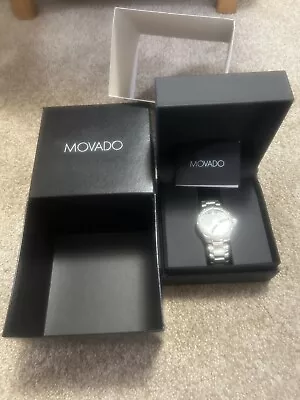 Movado Series 800 Automatic Watch With 42mm Black Face & Silver Bracelet  • $799.95