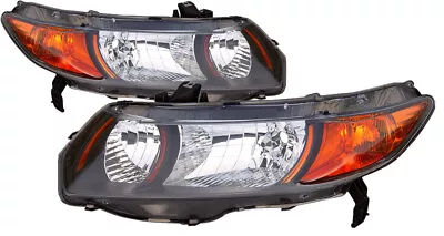 For 2006-2009 Honda Civic Coupe Headlight Halogen Set Driver And Passenger Side • $188.37