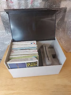 £27 • Buy Vintage VIEWMASTER Case With 23 Sets View Master & Khaki Viewer