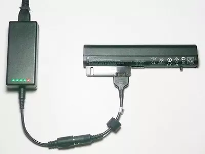 External Laptop Battery Charger For HP EliteBook 2510p 2530p 2540p 463308 MS06 • £57.98