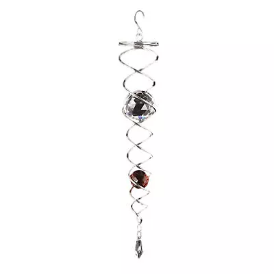 Wind Spinners Tails Gazing Ball Spiral Tail Metal Wind Spinner Wind Richly • $18.83