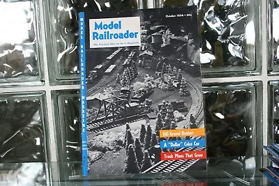 Model Railroader Magazine October 1954 - HO Gravel Bunker • $8.99