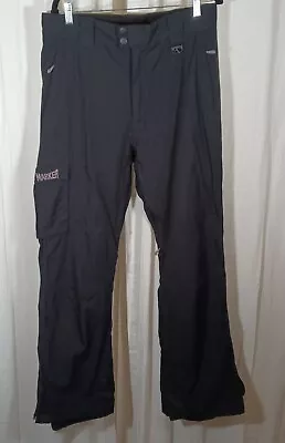 Marker Snow Pants Mens Large Black Skiing Snowboarding Outdoors Snap Adjustable • $23.99