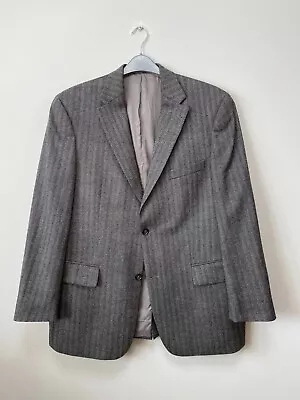 Mario Barutti Men's Grey Textured Wool / Cashmere Blazer Jacket Size EU52 UK42 • £35