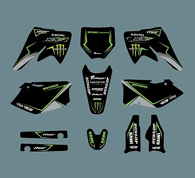 Team MX Graphics Decals Stickers Full Kit For Kawasaki KX250F KX 250F 2004-2005 • £63.70