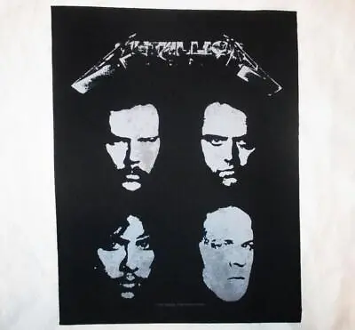 Metallica Black Album Large Back Patch Heavy Metal • $14.36