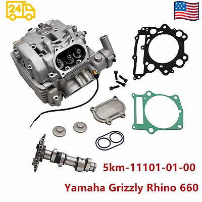 Full Yamaha Grizzly Rhino 660 Cylinder Head Camshaft 5KM-11101-01-00 New US • $299.99