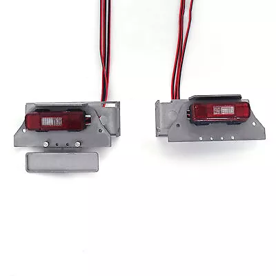 Metal Taillight DIY Trailer Rear Light Lamp For 1/14 Tamiya RC Truck Trailer • £59.46