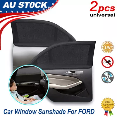 2pcs Window Sock Car Sun Shades For FORD Privacy Shades UV Protector Breathable • $18.98