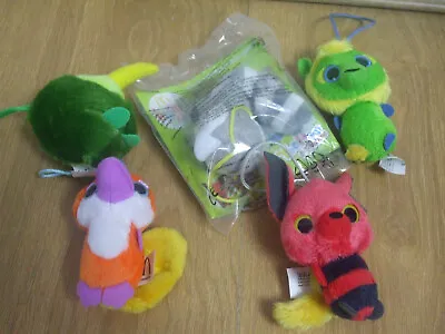 Job Lot Mcdonalds Happy Meal 5 Toys Yoohoo & Friends Keyring & Hanging Soft Bund • £10